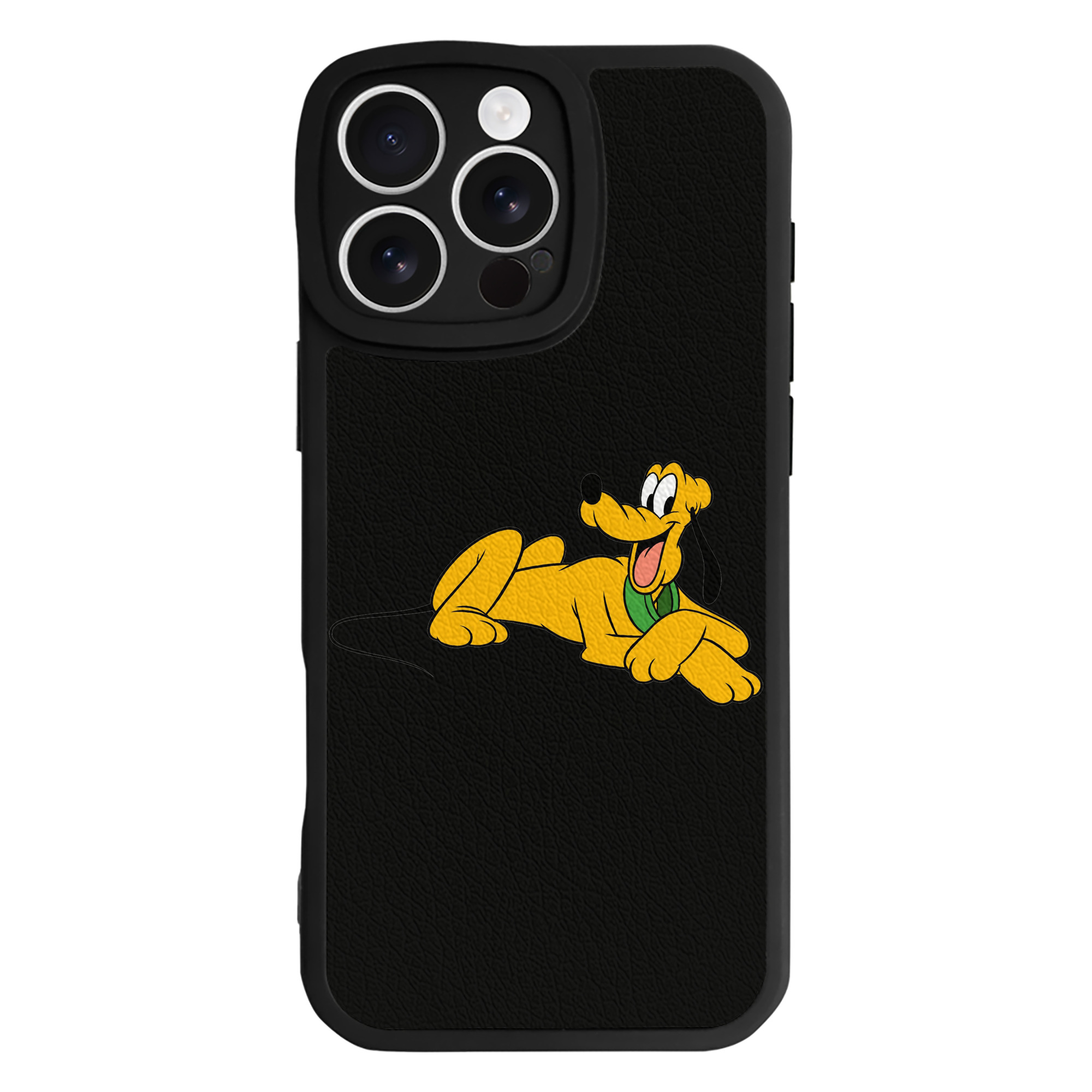 （画像用） ミッキーマウス Mickey Mouse 【iPhone 16シリーズ対応】シリコンスマホケース（レザー調） 材質：シリコン